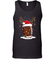 NFL Christmas Football Reindeer Funny Santa Hat Xmas Kids Gift Men's Tank Top