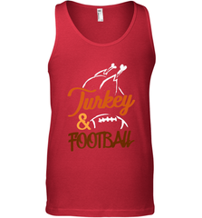 Turkey And Football Thanksgiving Day Football Fan Holiday Men's Tank Top Men's Tank Top - jonhlittlestore88