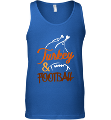 Turkey And Football Thanksgiving Day Football Fan Holiday Men's Tank Top Men's Tank Top - jonhlittlestore88