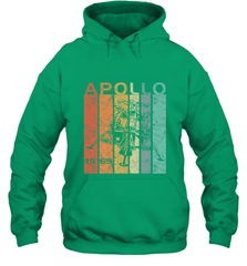 Retro Apollo 11 50th Anniversary Moon Landing 1969 2019 Hooded Sweatshirt Hooded Sweatshirt - jonhlittlestore88