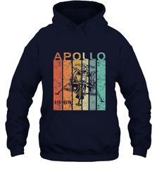 Retro Apollo 11 50th Anniversary Moon Landing 1969 2019 Hooded Sweatshirt Hooded Sweatshirt - jonhlittlestore88