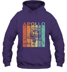 Retro Apollo 11 50th Anniversary Moon Landing 1969 2019 Hooded Sweatshirt Hooded Sweatshirt - jonhlittlestore88