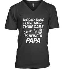 The only thing I love more than Cars is Being a Papa Funny Men's V-Neck Apparel - jonhlittlestore88
