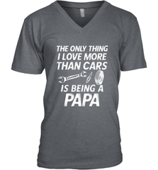 The only thing I love more than Cars is Being a Papa Funny Men's V-Neck Apparel - jonhlittlestore88