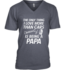 The only thing I love more than Cars is Being a Papa Funny Men's V-Neck Apparel - jonhlittlestore88