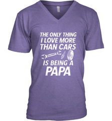 The only thing I love more than Cars is Being a Papa Funny Men's V-Neck Apparel - jonhlittlestore88