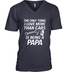 The only thing I love more than Cars is Being a Papa Funny Men's V-Neck Apparel - jonhlittlestore88