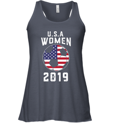 USA United States Women 2019 Soccer US Futbol Women's Racerback Tank Women's Racerback Tank - jonhlittlestore88