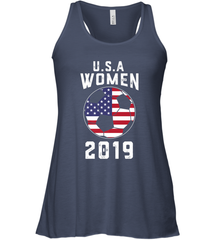 USA United States Women 2019 Soccer US Futbol Women's Racerback Tank Women's Racerback Tank - jonhlittlestore88