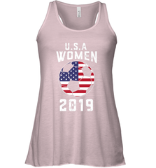 USA United States Women 2019 Soccer US Futbol Women's Racerback Tank Women's Racerback Tank - jonhlittlestore88