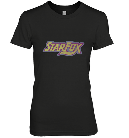 Star fox Vintage Distressed Game Logo Women's Premium T-Shirt Women's Premium T-Shirt / Black / XS Women's Premium T-Shirt - jonhlittlestore88