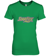 Star fox Vintage Distressed Game Logo Women's Premium T-Shirt Women's Premium T-Shirt - jonhlittlestore88