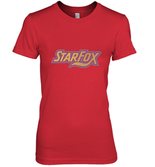 Star fox Vintage Distressed Game Logo Women's Premium T-Shirt Women's Premium T-Shirt - jonhlittlestore88