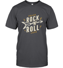 Peace Rock and Roll Love Music Guitar Retro Hippie Men's T-Shirt Men's T-Shirt - jonhlittlestore88