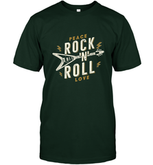 Peace Rock and Roll Love Music Guitar Retro Hippie Men's T-Shirt Men's T-Shirt - jonhlittlestore88