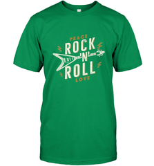 Peace Rock and Roll Love Music Guitar Retro Hippie Men's T-Shirt Men's T-Shirt - jonhlittlestore88