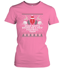 NFL Dear Santa Bring Me A New Football Team Christmas Sweater Women's T-Shirt Women's T-Shirt - jonhlittlestore88