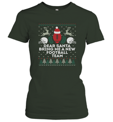 NFL Dear Santa Bring Me A New Football Team Christmas Sweater Women's T-Shirt Women's T-Shirt - jonhlittlestore88