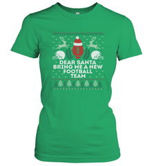 NFL Dear Santa Bring Me A New Football Team Christmas Sweater Women's T-Shirt Women's T-Shirt - jonhlittlestore88
