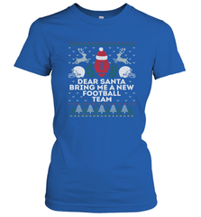 NFL Dear Santa Bring Me A New Football Team Christmas Sweater Women's T-Shirt Women's T-Shirt - jonhlittlestore88