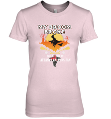 Broom Broke So I Became An Atlanta Falcons Fan  NFL Halloween Costume Women's Premium T-Shirt Women's Premium T-Shirt - jonhlittlestore88