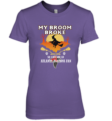 Broom Broke So I Became An Atlanta Falcons Fan  NFL Halloween Costume Women's Premium T-Shirt Women's Premium T-Shirt - jonhlittlestore88