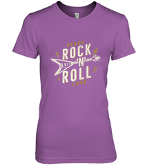 Peace Rock and Roll Love Music Guitar Retro Hippie Women's Premium T-Shirt Women's Premium T-Shirt - jonhlittlestore88