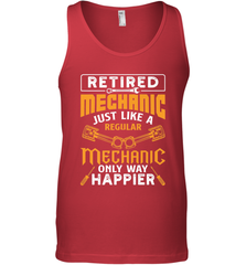 Retired Mechanic Just Like A Regular Only Way Happier Men's Tank Top Men's Tank Top - jonhlittlestore88