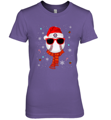 Washington Nationals Logo Christmas Baseball Player Glasses Santa Hat Pajama Gift Women's Premium T-Shirt Women's Premium T-Shirt - jonhlittlestore88