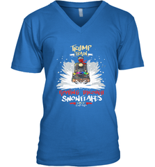 Trump Train 2020 Plow snowflakes Christmas Men's V-Neck Men's V-Neck - jonhlittlestore88
