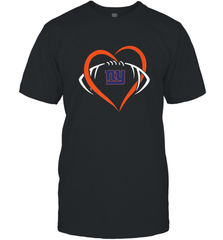 NFL New York Giants Heart Love Football Men's T-Shirt Men's T-Shirt - jonhlittlestore88