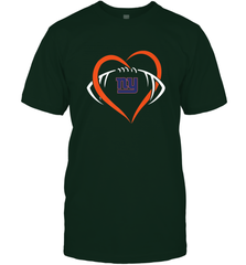 NFL New York Giants Heart Love Football Men's T-Shirt Men's T-Shirt - jonhlittlestore88