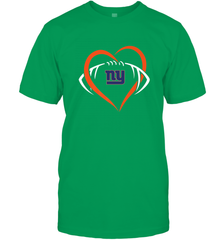 NFL New York Giants Heart Love Football Men's T-Shirt Men's T-Shirt - jonhlittlestore88