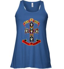 Guns N' Roses Classic Cross Logo Women's Racerback Tank Women's Racerback Tank - jonhlittlestore88