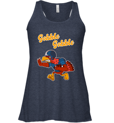 Turkey Football Shirt Funny Thanksgiving Turkey Gobble Gift Women's Racerback Tank Women's Racerback Tank - jonhlittlestore88