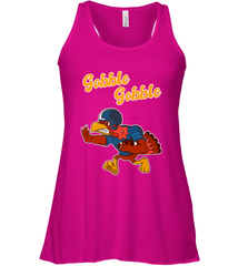 Turkey Football Shirt Funny Thanksgiving Turkey Gobble Gift Women's Racerback Tank Women's Racerback Tank - jonhlittlestore88