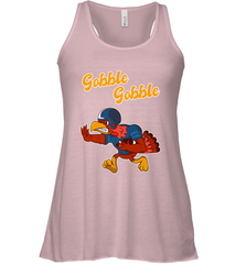 Turkey Football Shirt Funny Thanksgiving Turkey Gobble Gift Women's Racerback Tank Women's Racerback Tank - jonhlittlestore88