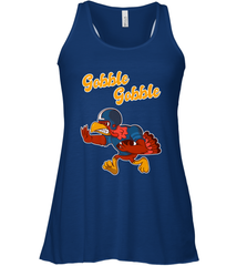Turkey Football Shirt Funny Thanksgiving Turkey Gobble Gift Women's Racerback Tank Women's Racerback Tank - jonhlittlestore88