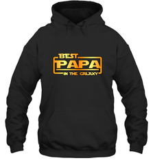 The best Papa in the galaxy Hooded Sweatshirt Apparel - jonhlittlestore88