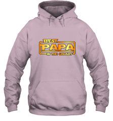 The best Papa in the galaxy Hooded Sweatshirt Apparel - jonhlittlestore88