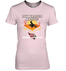 Broom Broke So I Became an Arizona Cardinals Fan  NFL Halloween Costume Women's Premium T-Shirt Women's Premium T-Shirt - jonhlittlestore88