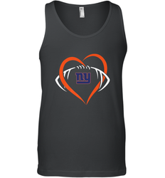 NFL New York Giants Heart Love Football Men's Tank Top