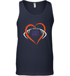NFL New York Giants Heart Love Football Men's Tank Top