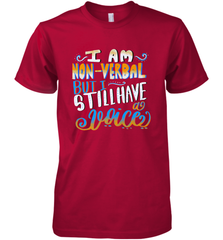 Special Needs NonVerbal Autism Awesome Men's Premium T-Shirt Men's Premium T-Shirt - jonhlittlestore88