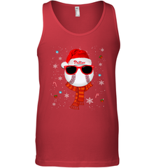 Philadelphia Phillies Logo Christmas Baseball Player Glasses Santa Hat Pajama Gift Men's Tank Top Men's Tank Top - jonhlittlestore88