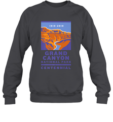 Grand Canyon National Park Centennial Logo Crewneck Sweatshirt Crewneck Sweatshirt - jonhlittlestore88