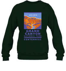 Grand Canyon National Park Centennial Logo Crewneck Sweatshirt Crewneck Sweatshirt - jonhlittlestore88