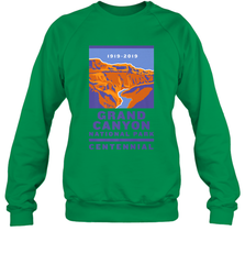 Grand Canyon National Park Centennial Logo Crewneck Sweatshirt Crewneck Sweatshirt - jonhlittlestore88