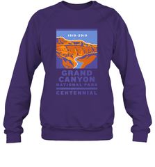 Grand Canyon National Park Centennial Logo Crewneck Sweatshirt Crewneck Sweatshirt - jonhlittlestore88