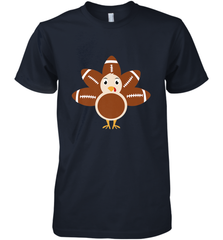 Funny Football Turkey Fall Thanksgiving Football Men's Premium T-Shirt Men's Premium T-Shirt - jonhlittlestore88